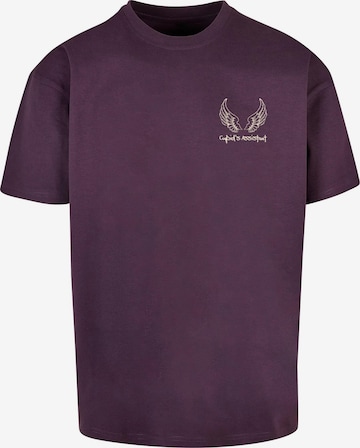 Merchcode Shirt 'Cupid´s Assistant' in Purple: front