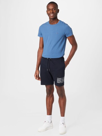 Regular Pantalon TOMMY HILFIGER en bleu