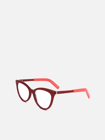 MONCLER Zonnebril in Rood: voorkant