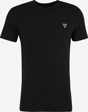 T-Shirt 'CALEB HERO' GUESS en noir : devant