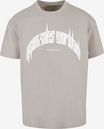 MJ Gonzales Shirt 'Higher Than Heaven' in Grey: front