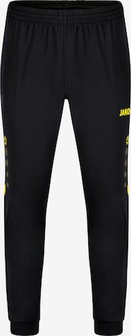 JAKO Tapered Workout Pants 'Challenge' in Black: front
