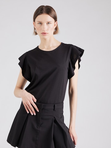 VILA T-Shirt 'VISummer' in Schwarz: Vorderseite