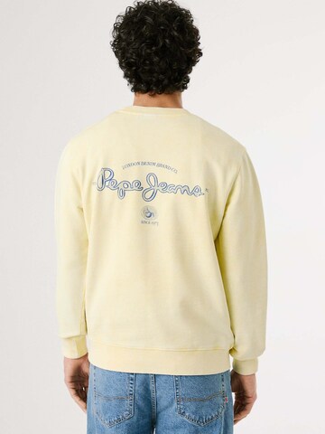 Pepe Jeans Sweatshirt 'Terrel Crew' in Yellow