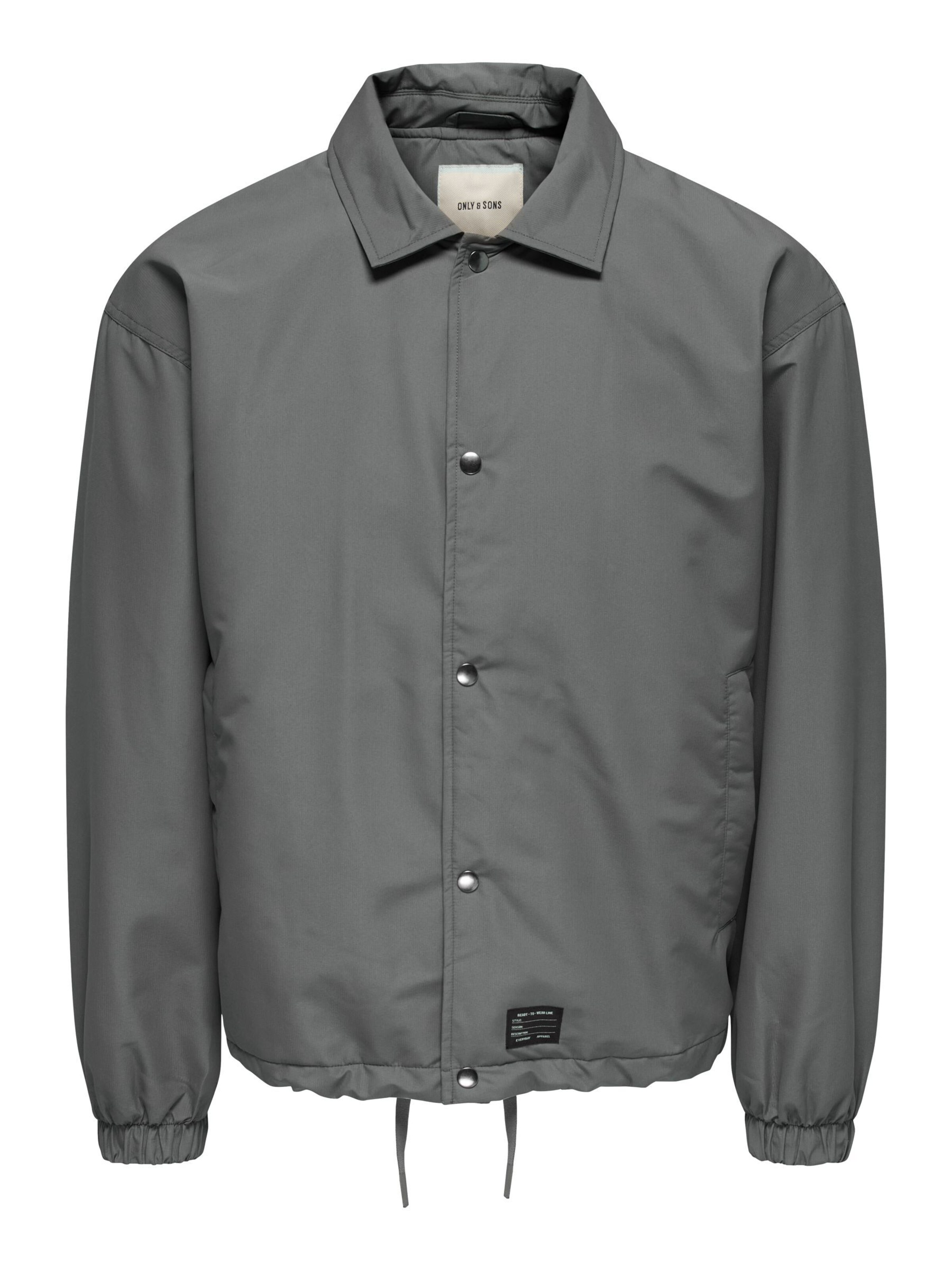 Veste mi-saison 'ONSGabriel' Only & Sons en gris : devant