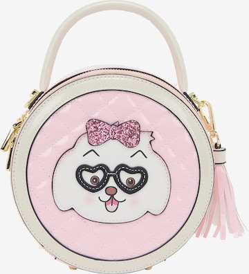 MYMO Handtas 'Pop Eyetheme' in Wit: voorkant