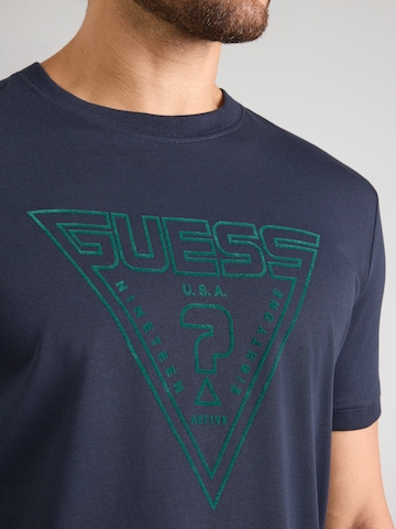 GUESS Performance Shirt 'MIKEN' in Blue