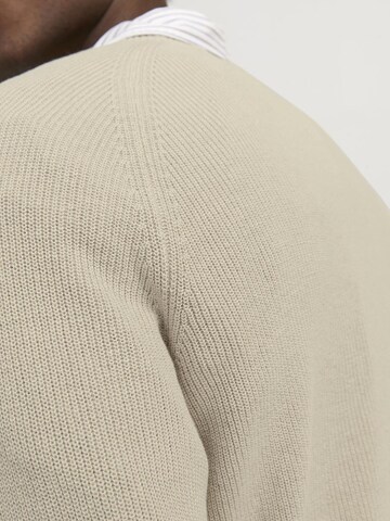 JACK & JONES Sweater 'Matt' in Beige