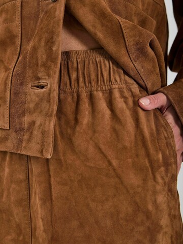 NORR Nederdel ' Shelby ' i brun