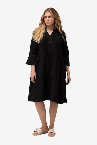 Robe Ulla Popken en noir : devant