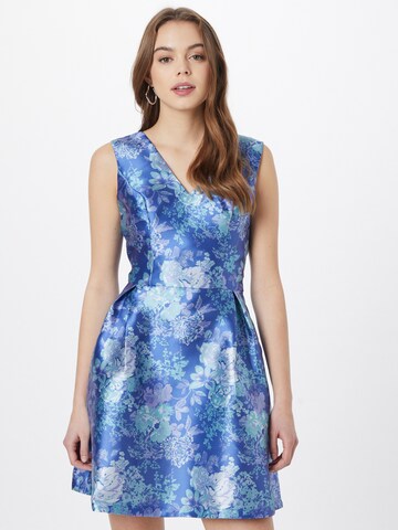 Chi Chi London Cocktail Dress in Blue: front