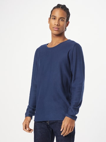 REPLAY Sweter w kolorze niebieski: przód