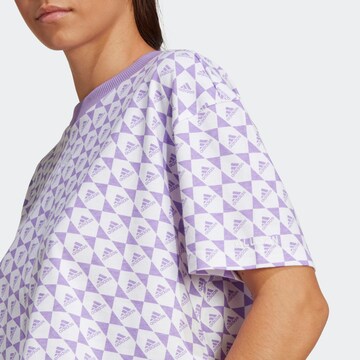 T-shirt fonctionnel 'All Szn X Logomania' ADIDAS SPORTSWEAR en violet