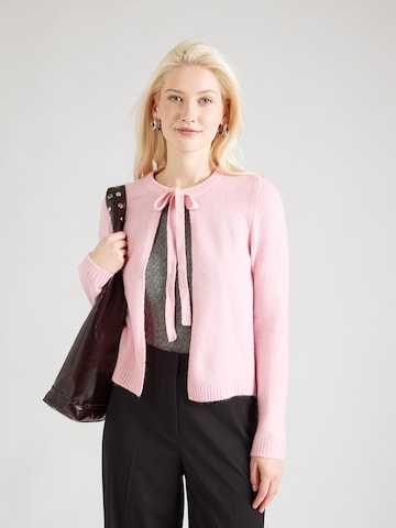 Cardigan 'ONLJessie' ONLY en rose : devant