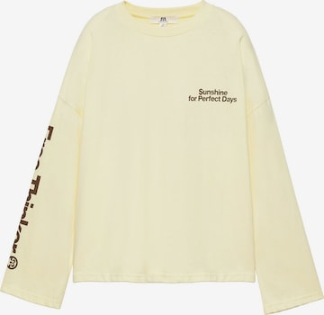 Bluză de molton 'PACIFIC SOL' de la Pull&Bear pe galben: față