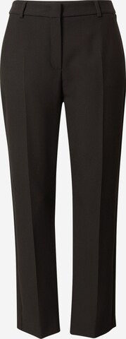 Weekend Max Mara - regular Pantalón de pinzas 'PATATA' en negro: frente