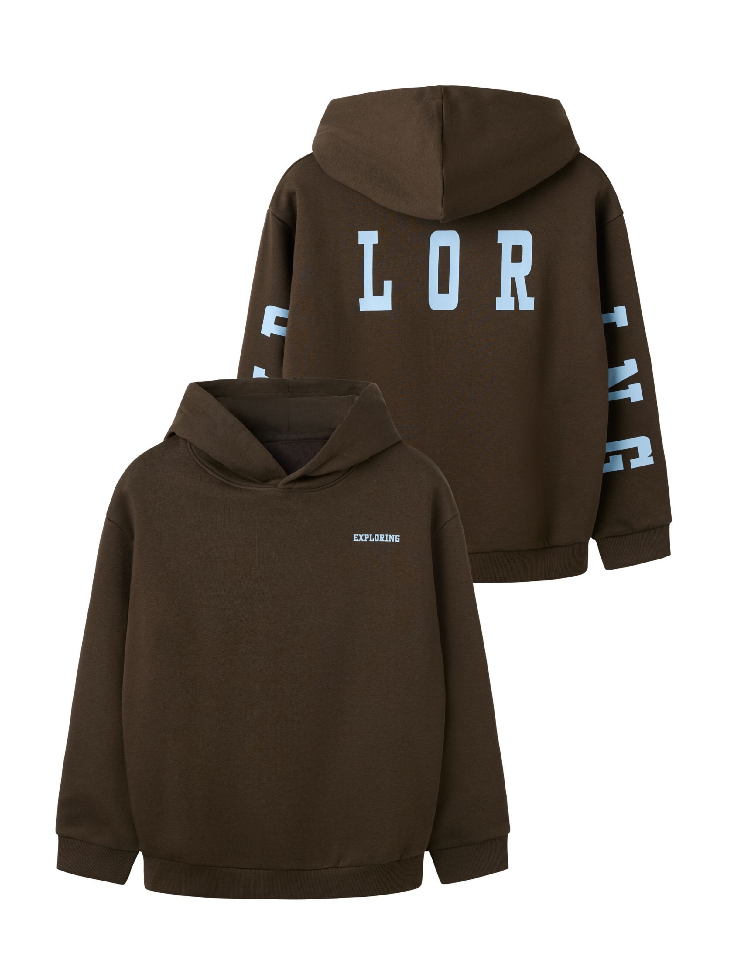 NAME IT - Sudadera en marrón: frente