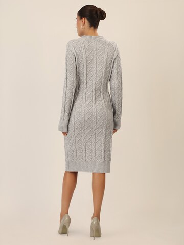APART Knitted dress in Grey