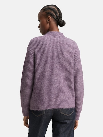 TOM TAILOR DENIM Sweater in Purple