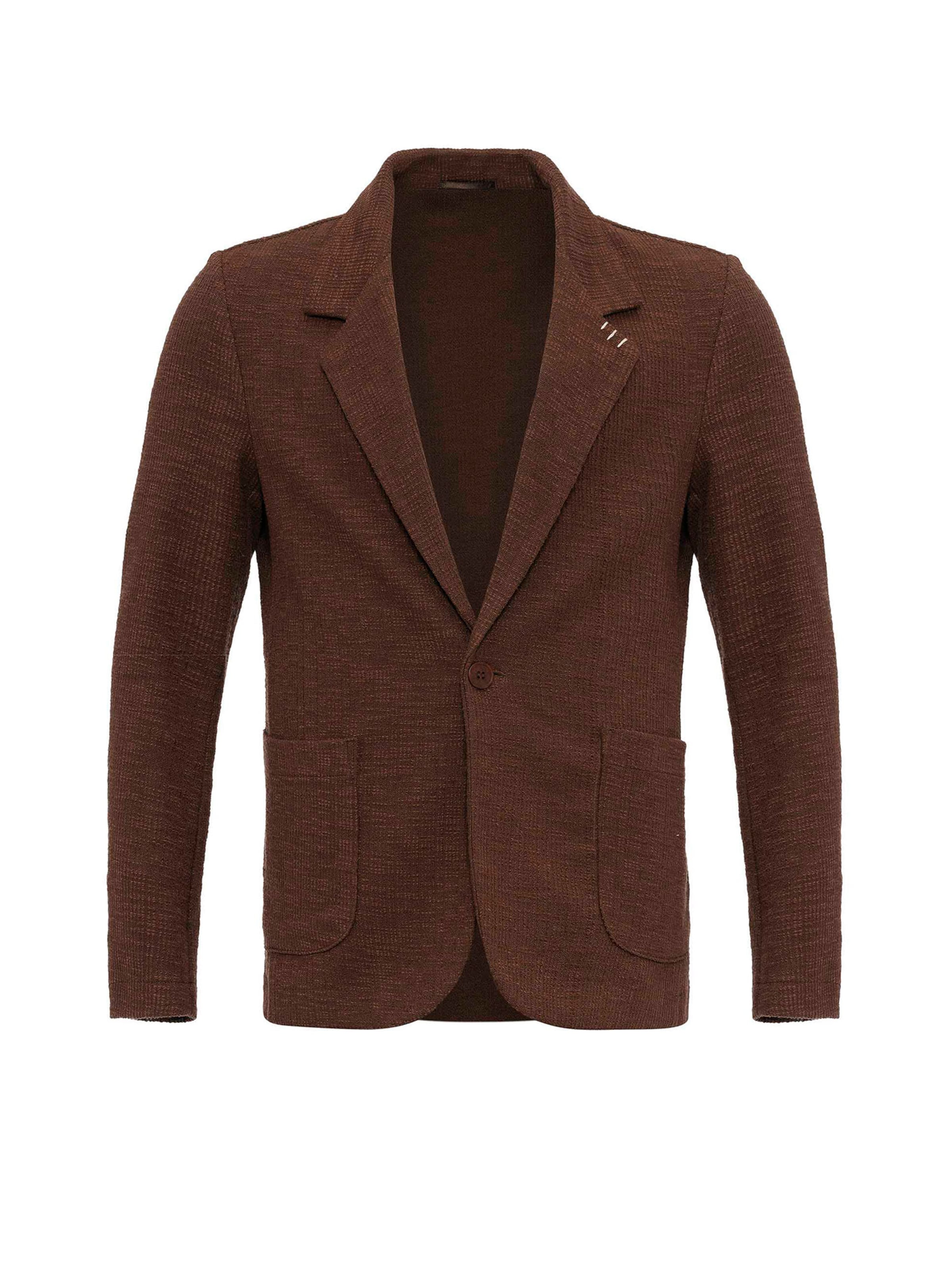 Regular fit Giacca da completo di Antioch in marrone: frontale