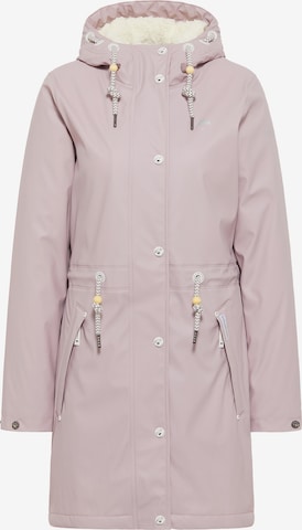 Schmuddelwedda Raincoat in Pink: front
