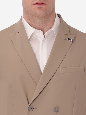 Coupe slim Veste de costume Distretto12 en beige