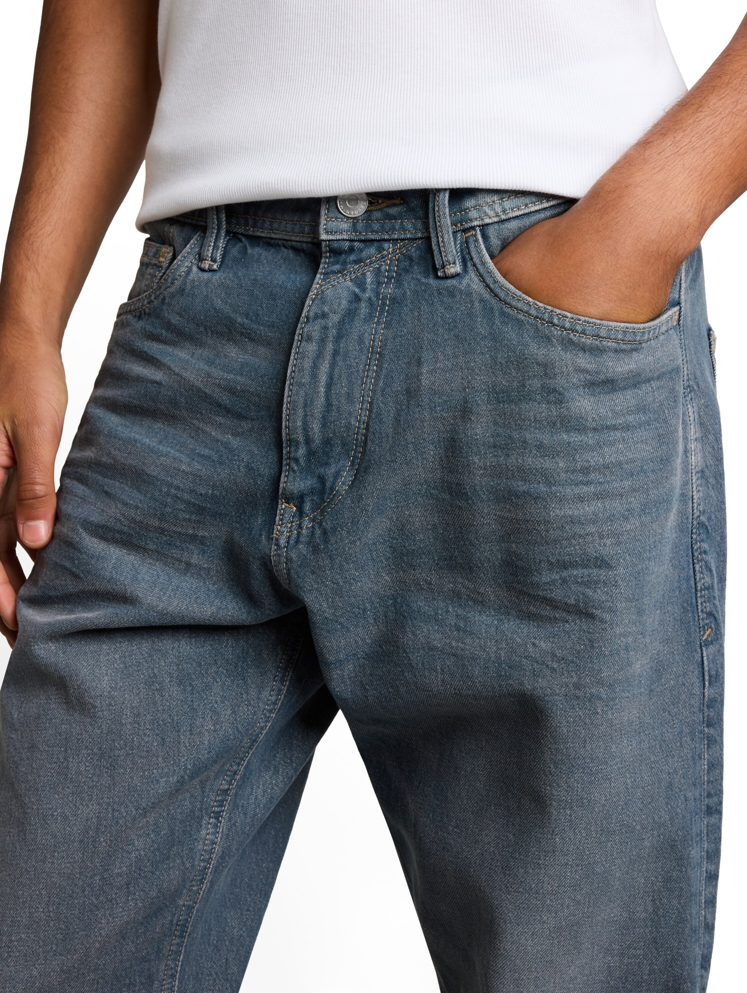 TOM TAILOR DENIM Loosefit Jeans 'WAYLEN' in Blau