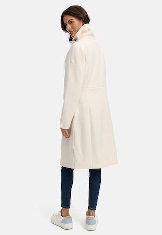 NAVAHOO Between-seasons coat 'Samtrose' in White