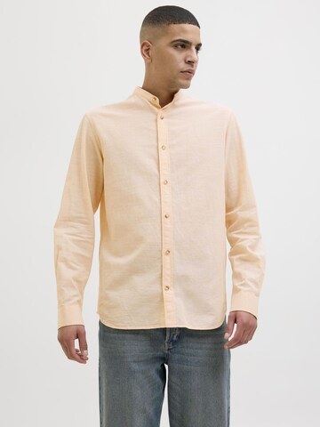 Slim fit Camicia 'JJESummer Band' di JACK & JONES in arancione: frontale