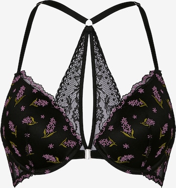 Push-up Soutien-gorge 'Iris' Hunkemöller en noir : devant