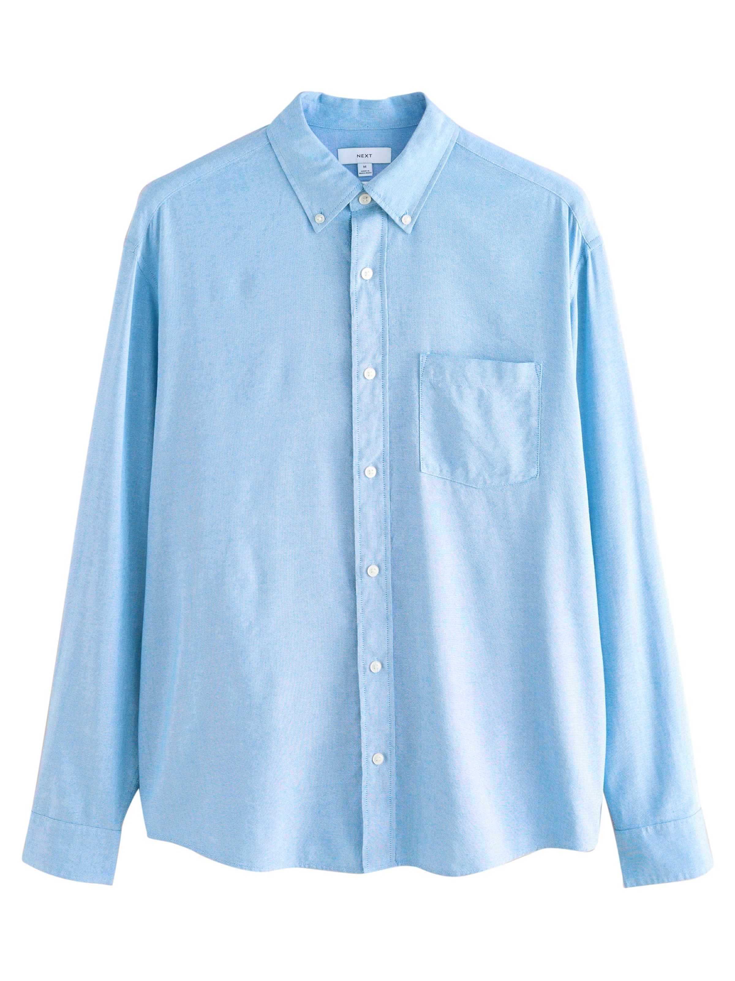 Next Regular Fit Hemd in Blau: Vorderseite