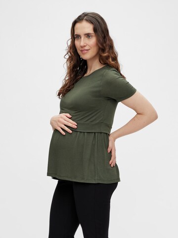 MAMALICIOUS Shirt 'Anabel' in Green: front