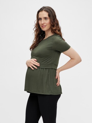 MAMALICIOUS Shirt 'Anabel' in Groen: voorkant