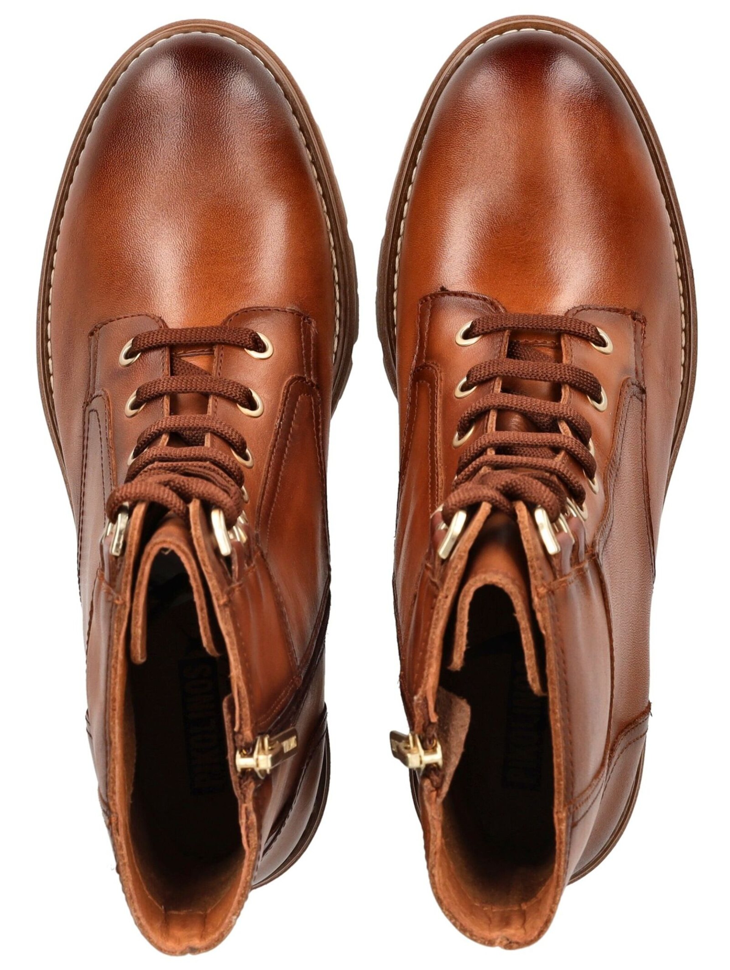 PIKOLINOS Lace-Up Ankle Boots in Brown