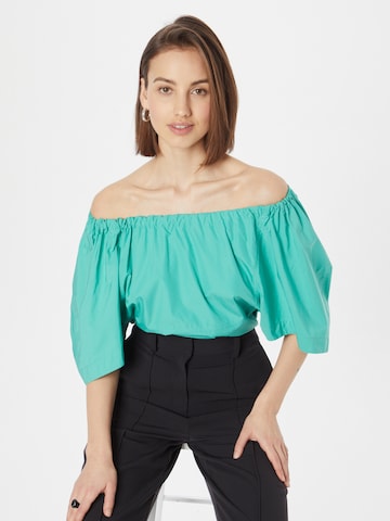 3.1 Phillip Lim - Blusa 'LADYBUG' em verde: frente