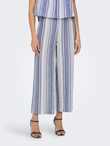 ONLY Wide leg Pants in Blue: front