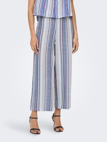 Wide Leg Pantalon ONLY en bleu : devant