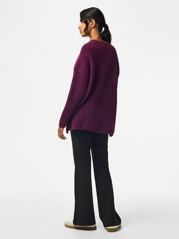 PIECES Sweater 'PCTINA' in Brown