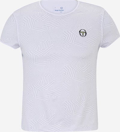 Sergio Tacchini Functioneel shirt 'DAZZLE' in de kleur Limoen / Grijs / Zwart / Wit, Productweergave