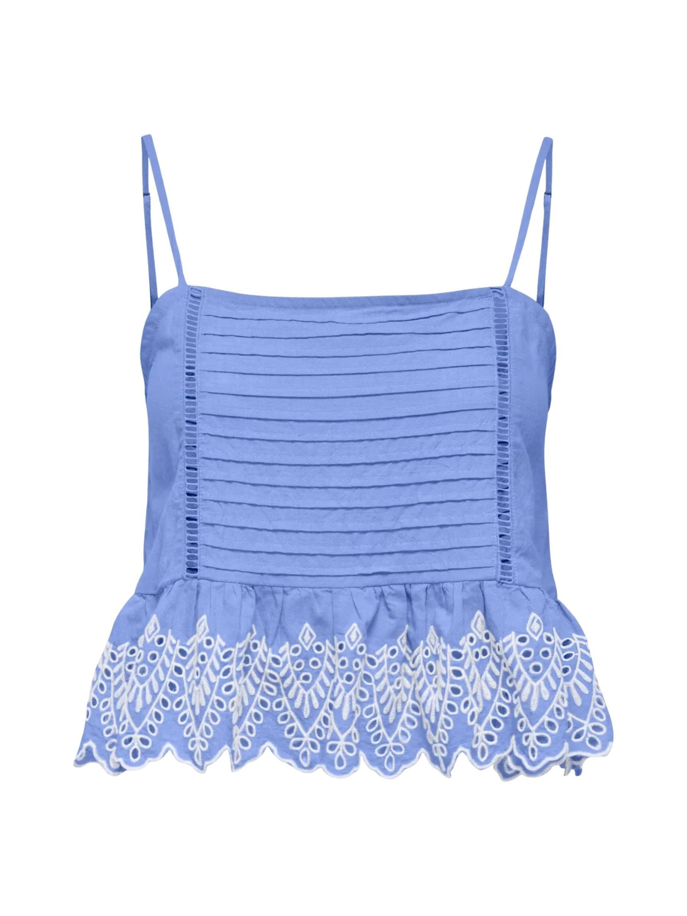 Haut 'ONLTULUM' ONLY en bleu : devant
