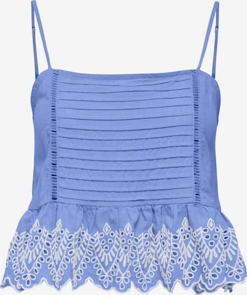 Haut 'ONLTULUM' ONLY en bleu : devant