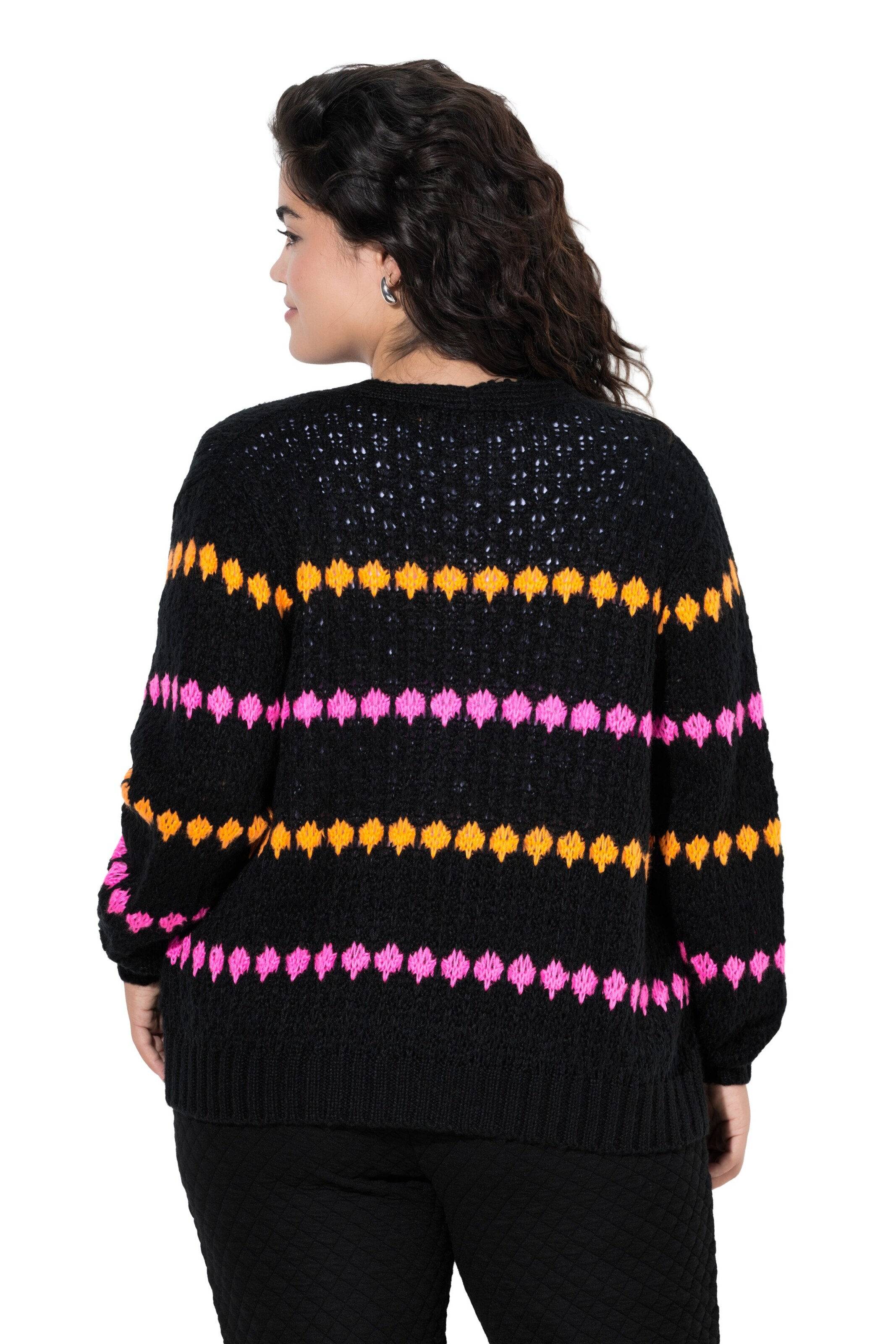 Angel of Style Gebreid vest in Zwart