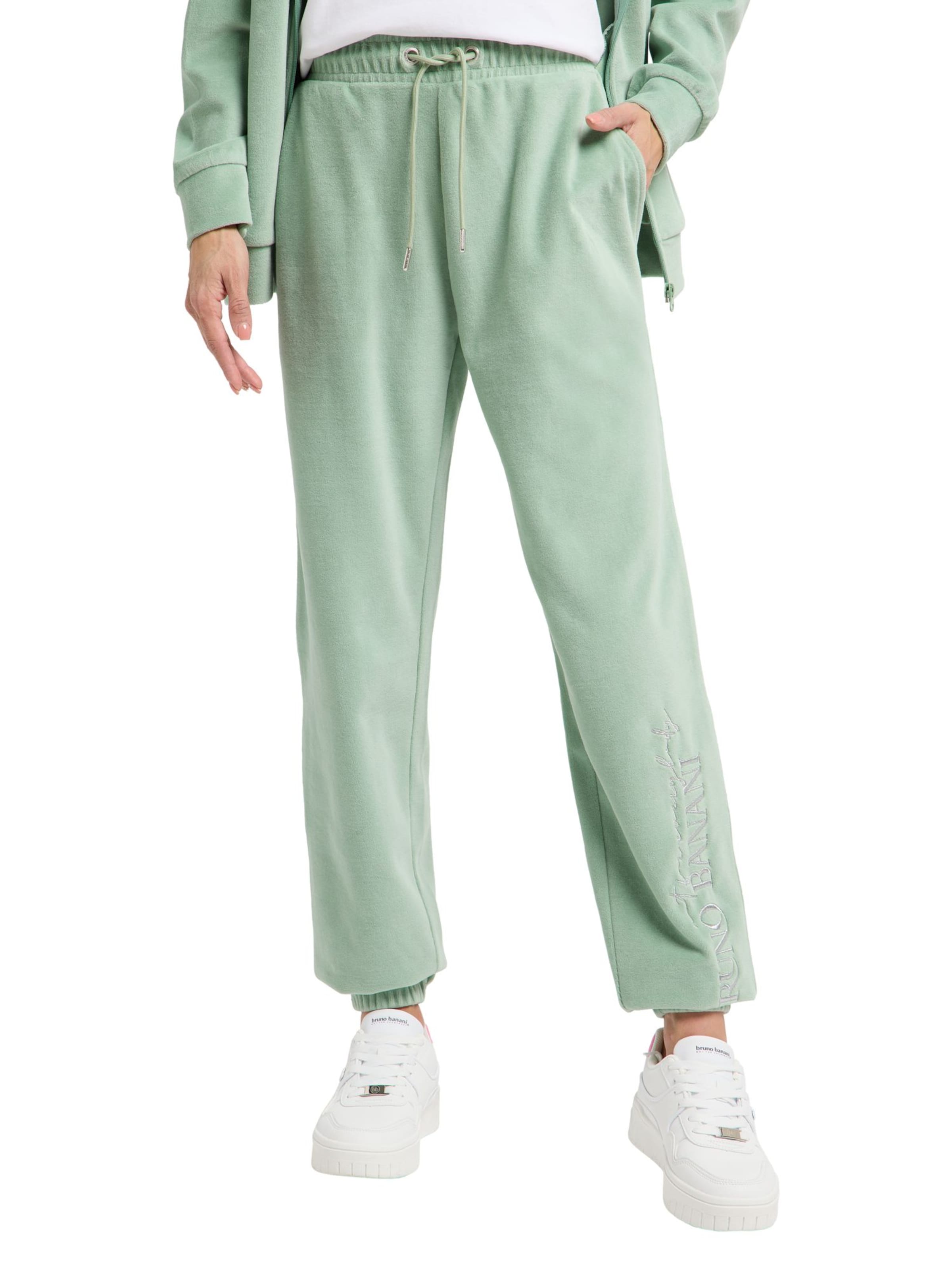 Bruno Banani Regular Broek 'Golden' in Groen: voorkant