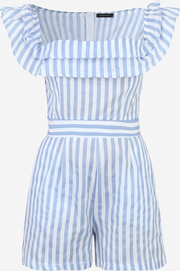 Trendyol Petite Jumpsuit in hellblau / weiß, Produktansicht