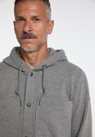 DreiMaster Vintage Sweat jacket 'Takelage' in Grey