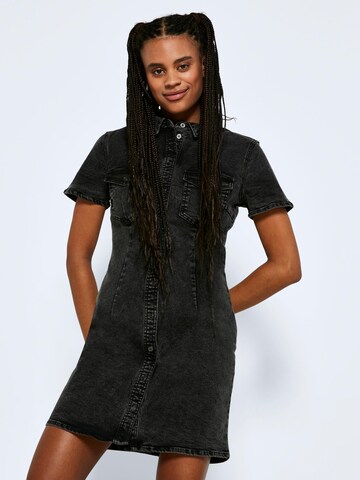 Noisy may - Vestido camisero 'Joy' en negro