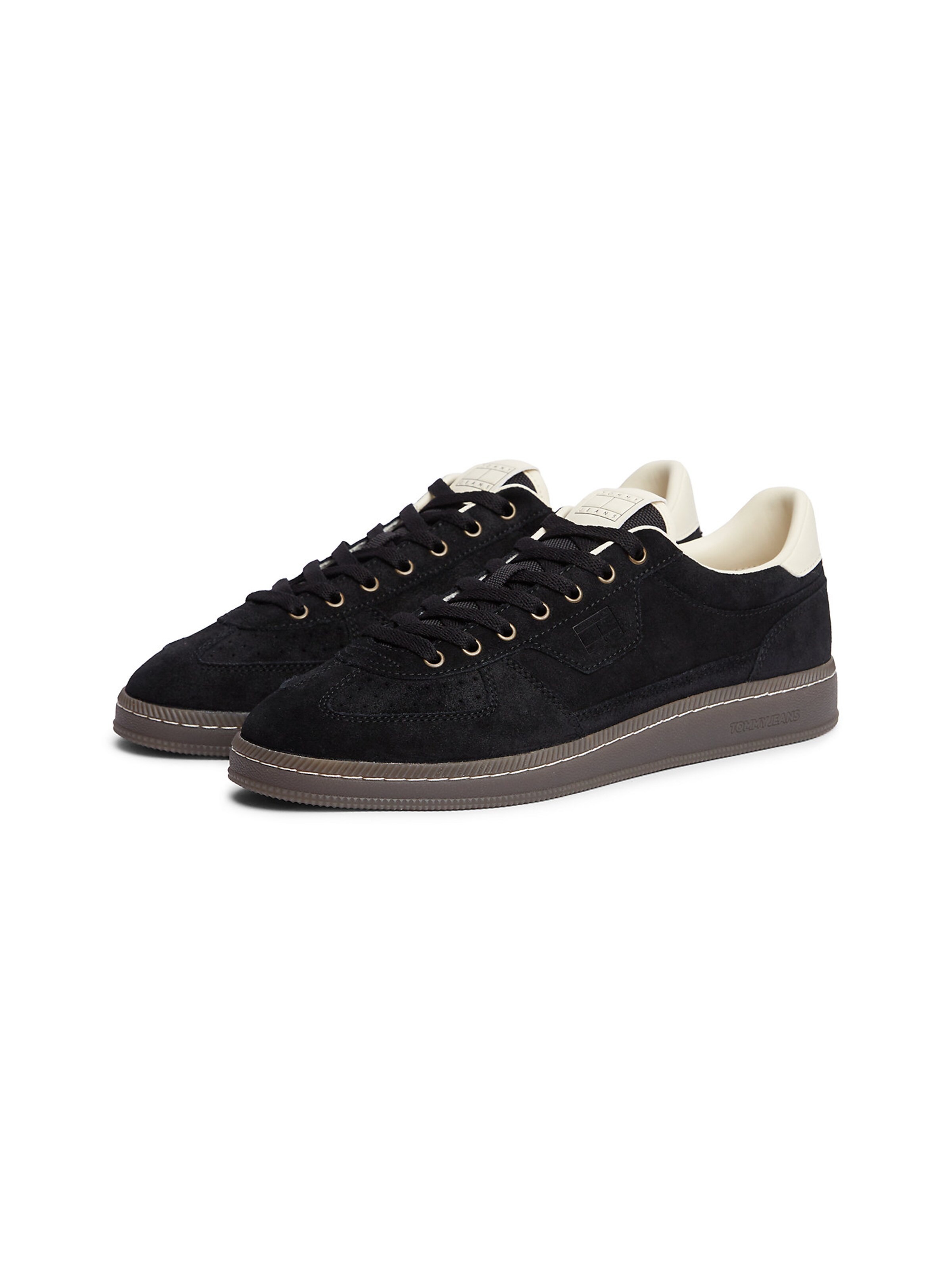 Baskets basses 'The Greenwich' Tommy Jeans en noir