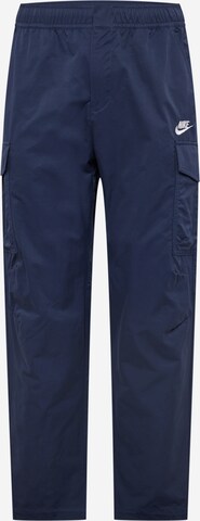 Nike Sportswear Карго панталон в синьо: отпред