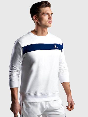 Sweat de sport 'Organic' nordicdots en blanc : devant