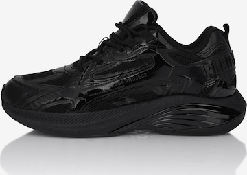 Sneaker bassa di Plein Sport in nero: frontale